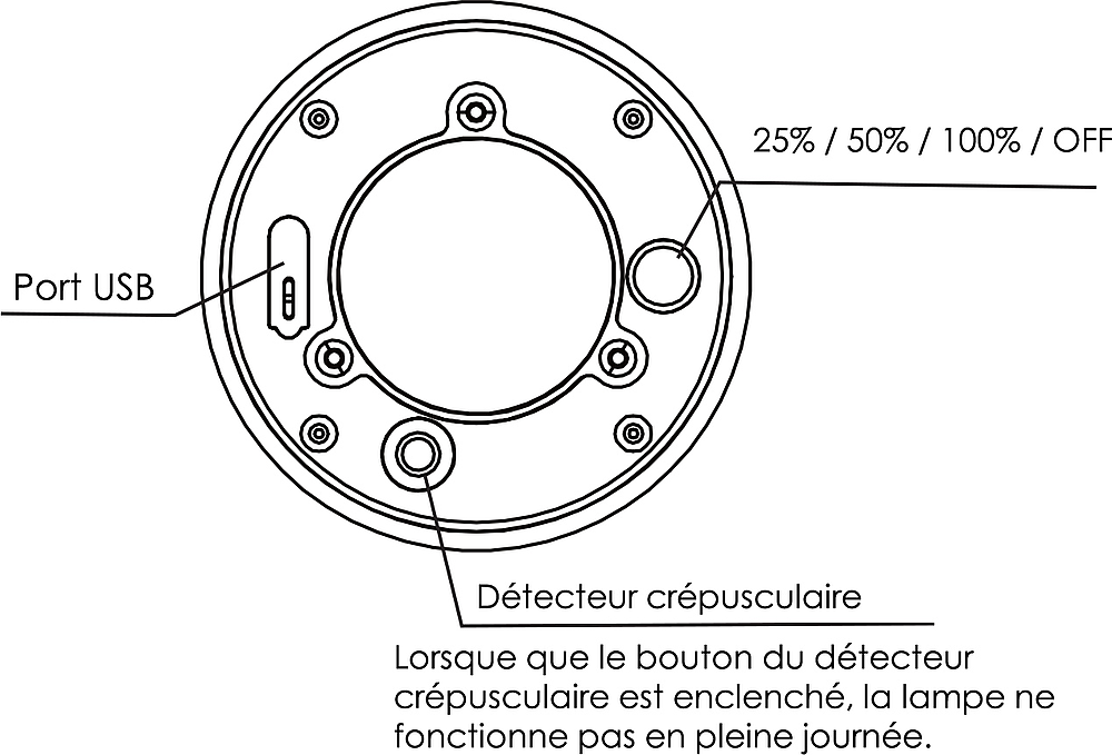 Lampe de table en bamboo